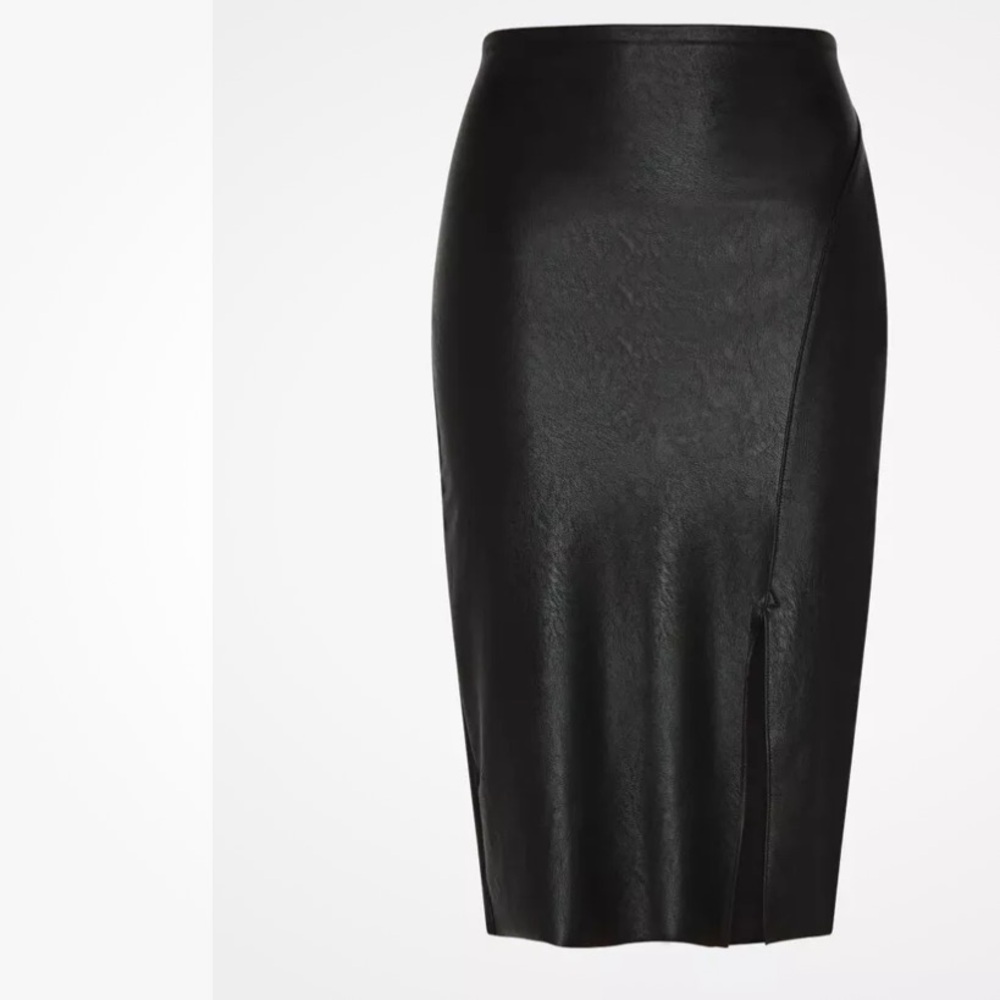 Commando Faux leather side slit skirt sz XL - Picture 5 of 11